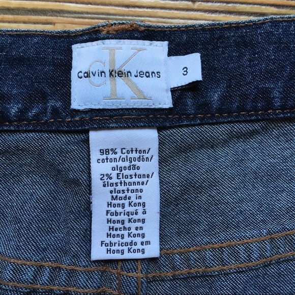 Calvin Klein Jeans Denim Stretch Skirt Juniors 3 - Picture 3 of 10